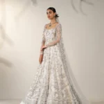 Ivory Mirror Bloom Lehenga Set