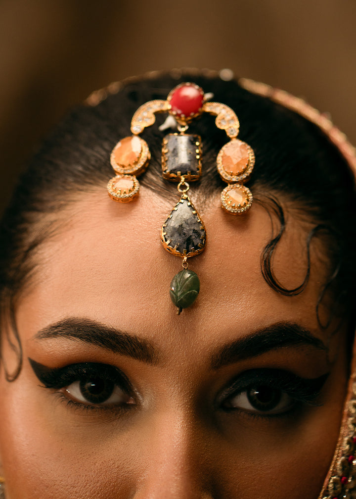 Ruby Radiance Lehenga Pishwas Ensemble - Image 5